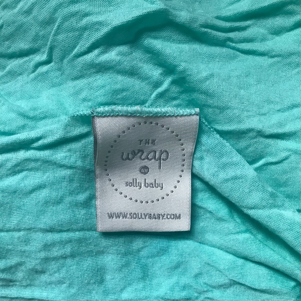 Solly Baby Wrap Teal EUC